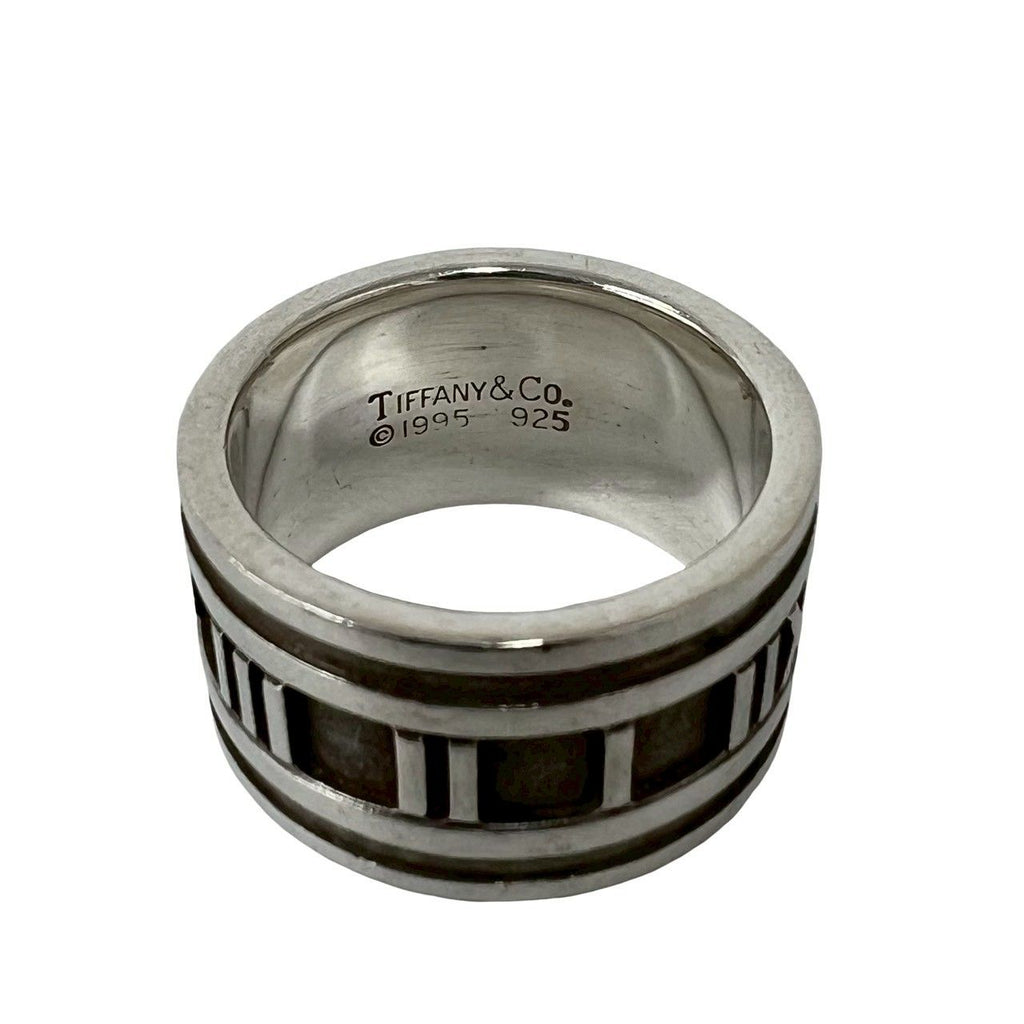 Tiffany & Co Vintage Wide Atlas Ring 925 Sterling Silver — view 3
