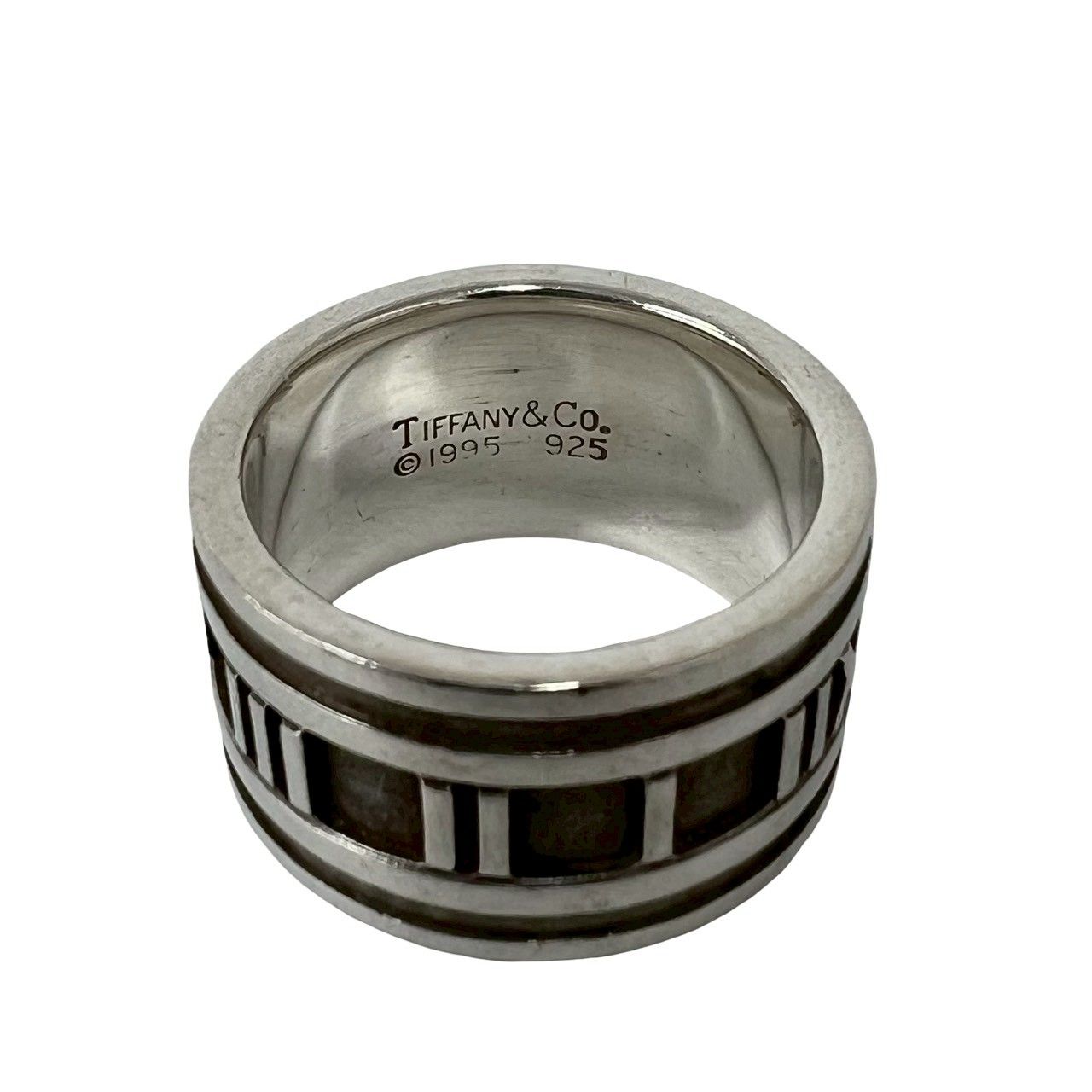 Tiffany & Co Vintage Wide Atlas Ring 925 Sterling Silver — view 3