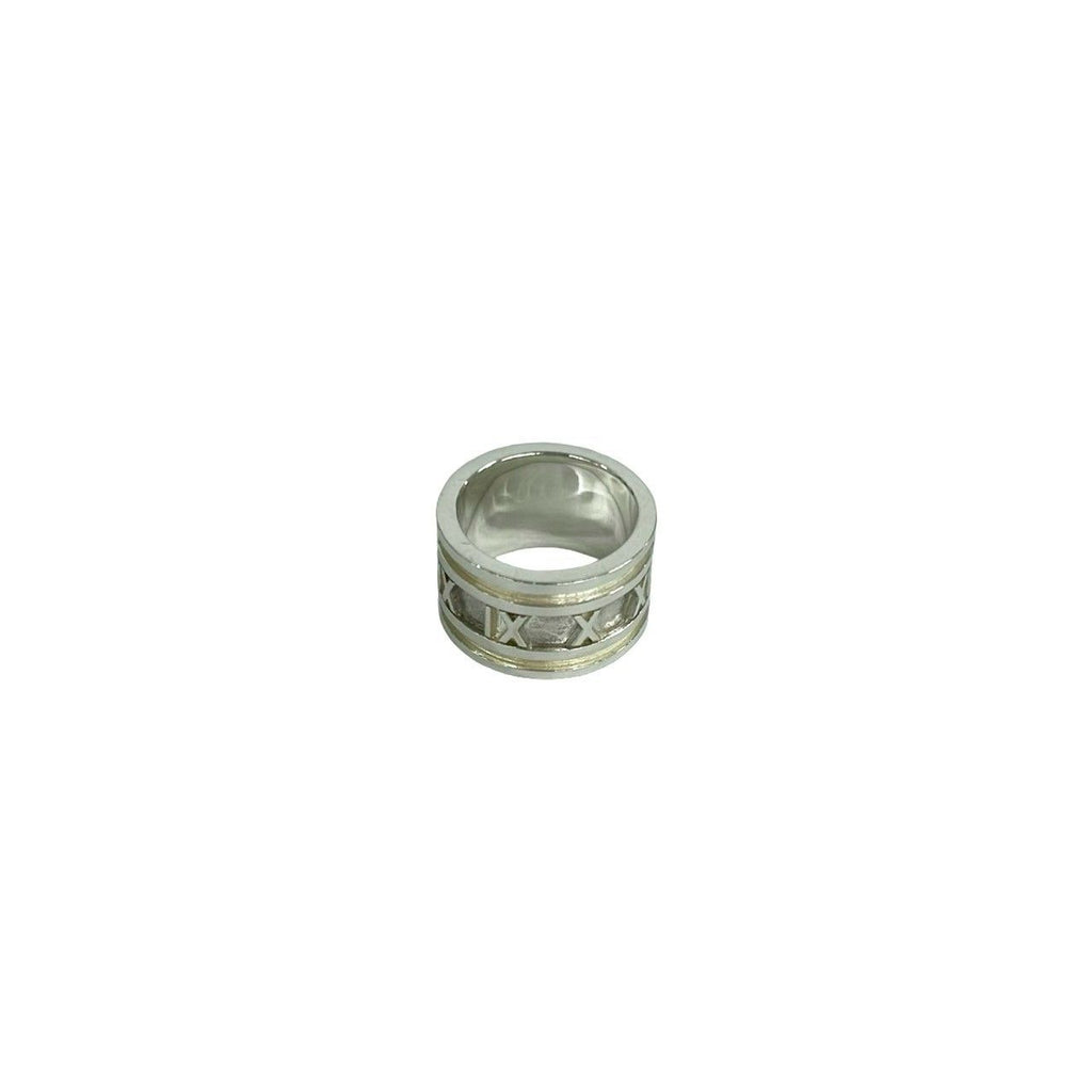 Tiffany & Co Vintage Wide Atlas Ring 925 Sterling Silver — view 5