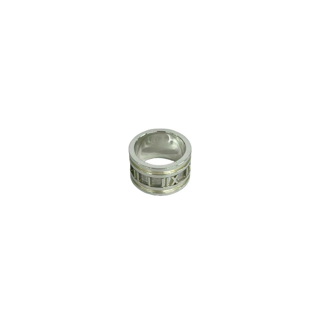 Tiffany & Co Vintage Wide Atlas Ring 925 Sterling Silver — view 4