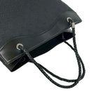 Gucci GG Canvas Pattern Leather Tote Shoulder Bag Black — view 4