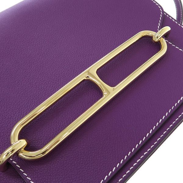 Hermes Roulis 23 Purple Messenger — view 5