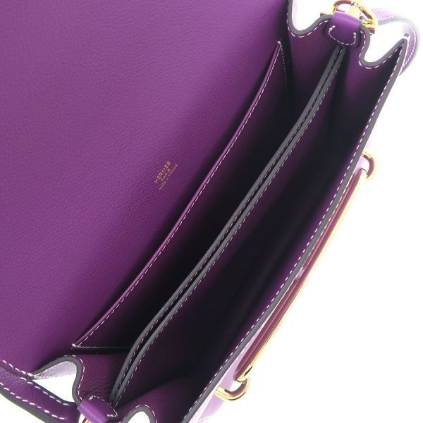 Hermes Roulis 23 Purple Messenger — view 2