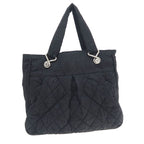 Chanel Canvas Tote Black — view 3