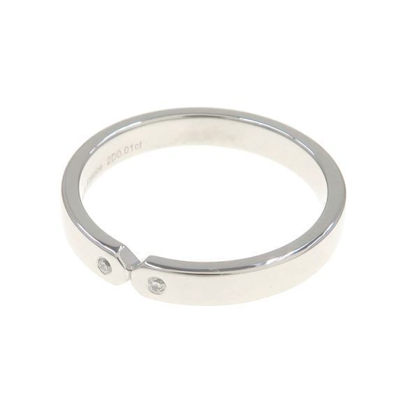 Hermes Kelly Ring Diamond Pt Platinum — view 2