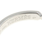 Hermes Kelly Ring Diamond Pt Platinum — view 6