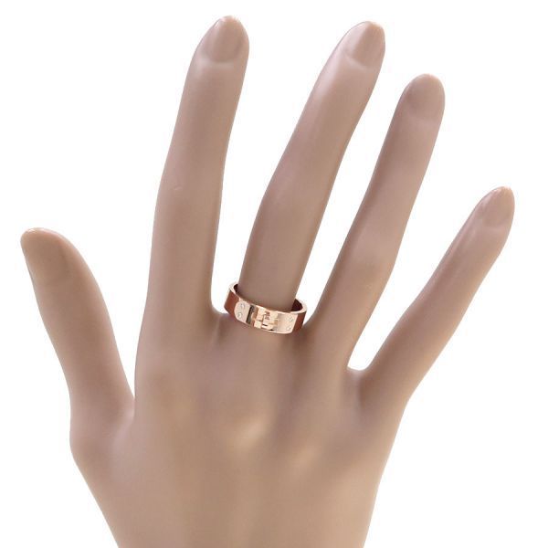 Hermes Kelly Ring PM Diamond PG Pink Gold — view 7