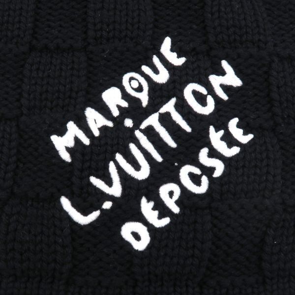 Louis Vuitton Scarf Damier Heritage Snug Black — view 3