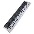 Louis Vuitton Scarf LV Split White Black — view 3