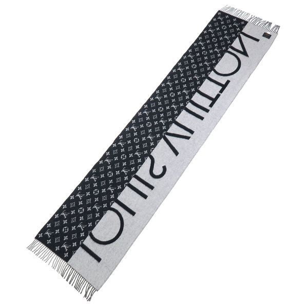 Louis Vuitton Scarf LV Split White Black — view 3