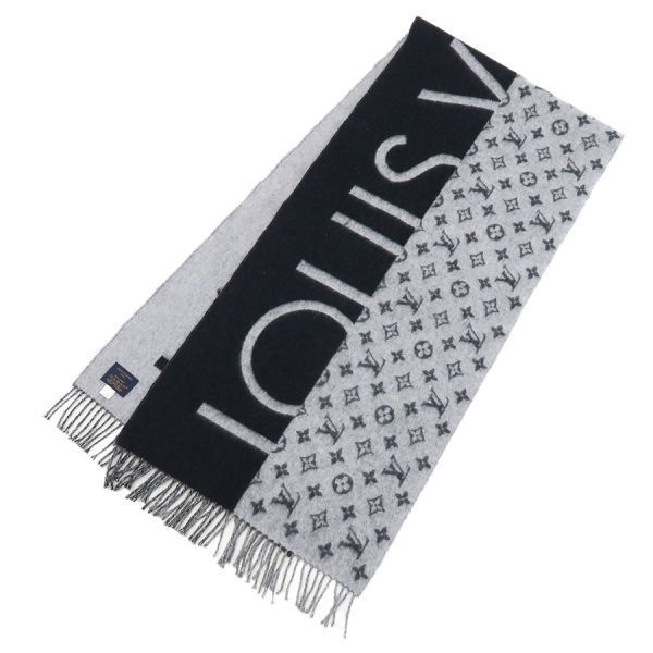 Louis Vuitton Scarf LV Split White Black