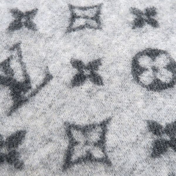 Louis Vuitton Scarf LV Split White Black — view 5