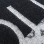Louis Vuitton Scarf LV Split White Black — view 6