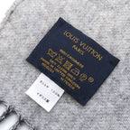 Louis Vuitton Scarf LV Split White Black — view 8
