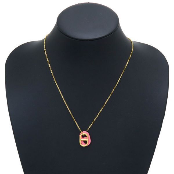 Hermes Chaine D'ancre O-maylon Necklace Gold Plated — view 9