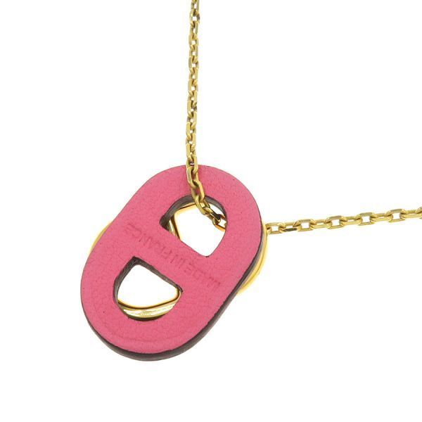 Hermes Chaine D'ancre O-maylon Necklace Gold Plated — view 4