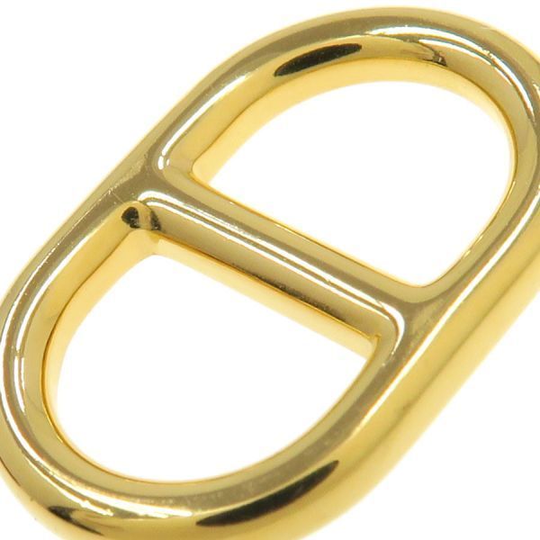 Hermes Chaine D'ancre Au Maillon Earrings Gold Plated — view 7