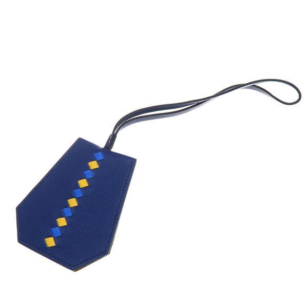 Hermes Clochette Cles Tresage Navy