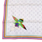 Louis Vuitton LV Takashi Murakami Carre 70 Super Flat White — view 5