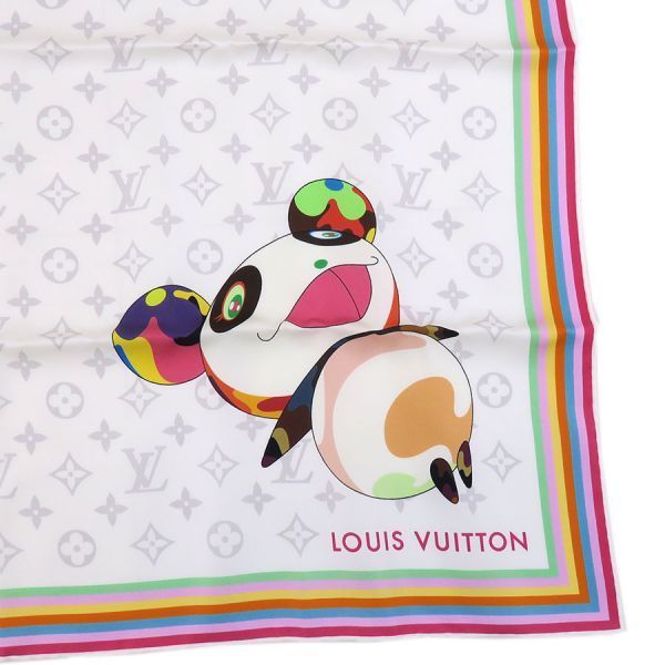 Louis Vuitton LV Takashi Murakami Carre 70 Super Flat White — view 6