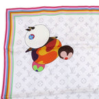 Louis Vuitton LV Takashi Murakami Carre 70 Super Flat White — view 4