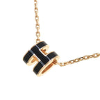 Hermes Mini Pop Necklace Gold Plated — view 4
