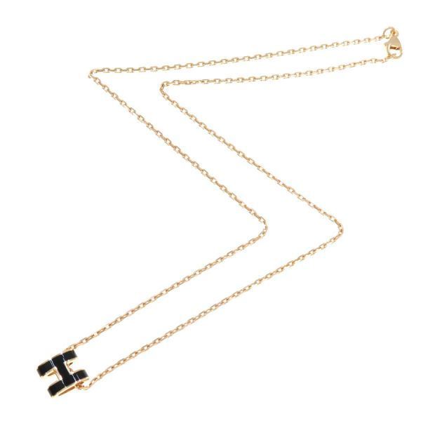 Hermes Mini Pop Necklace Gold Plated