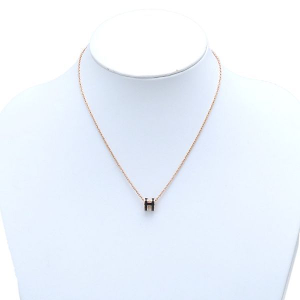 Hermes Mini Pop Necklace Gold Plated — view 9