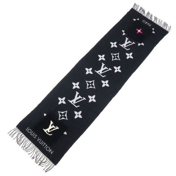 Louis Vuitton Echarpe Reykjavik Shearling Teddy Black — view 2