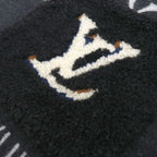 Louis Vuitton Echarpe Reykjavik Shearling Teddy Black — view 7