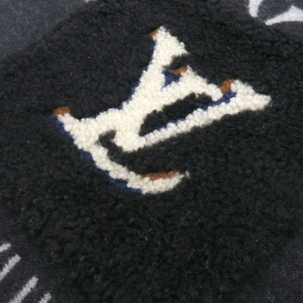 Louis Vuitton Echarpe Reykjavik Shearling Teddy Black — view 7