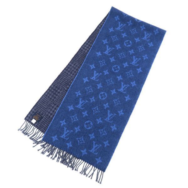 Louis Vuitton Echarpe Pied de Poule Blue