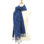 Louis Vuitton Echarpe Pied de Poule Blue — view 9