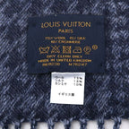 Louis Vuitton Echarpe Pied de Poule Blue — view 8