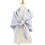 Louis Vuitton Shawl Evermore Gray Scarf — view 9