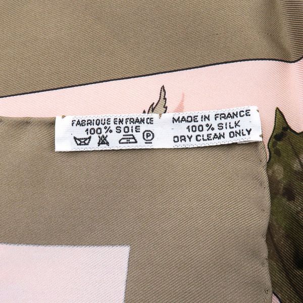 Hermes Carre 90 Pink Scarf — view 9