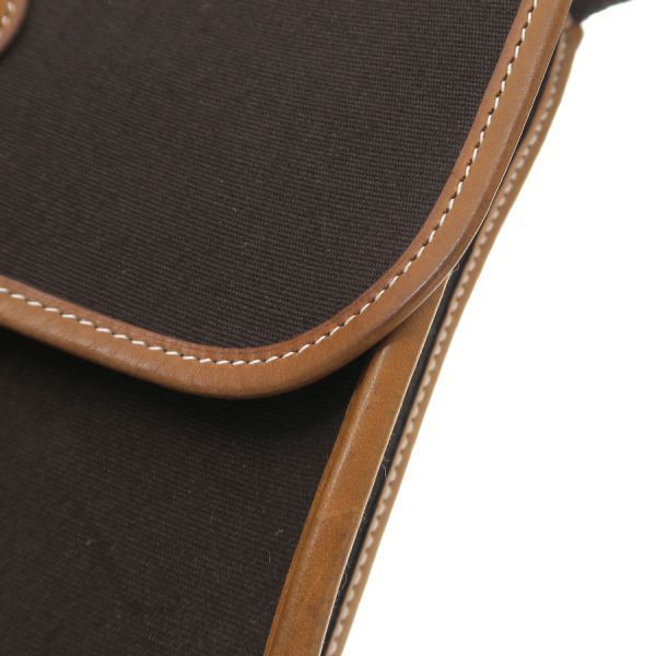 Hermes Buenaventura PM Dark Brown Messenger — view 8