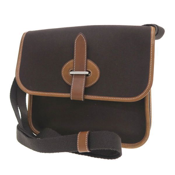 Hermes Buenaventura PM Dark Brown Messenger