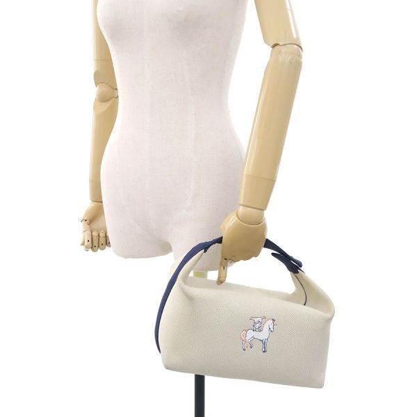 Hermes Brid-a-brac GM Ivory Pouch — view 9
