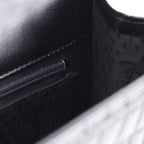 Saint Laurent Clutch Embossed Leather Black — view 7