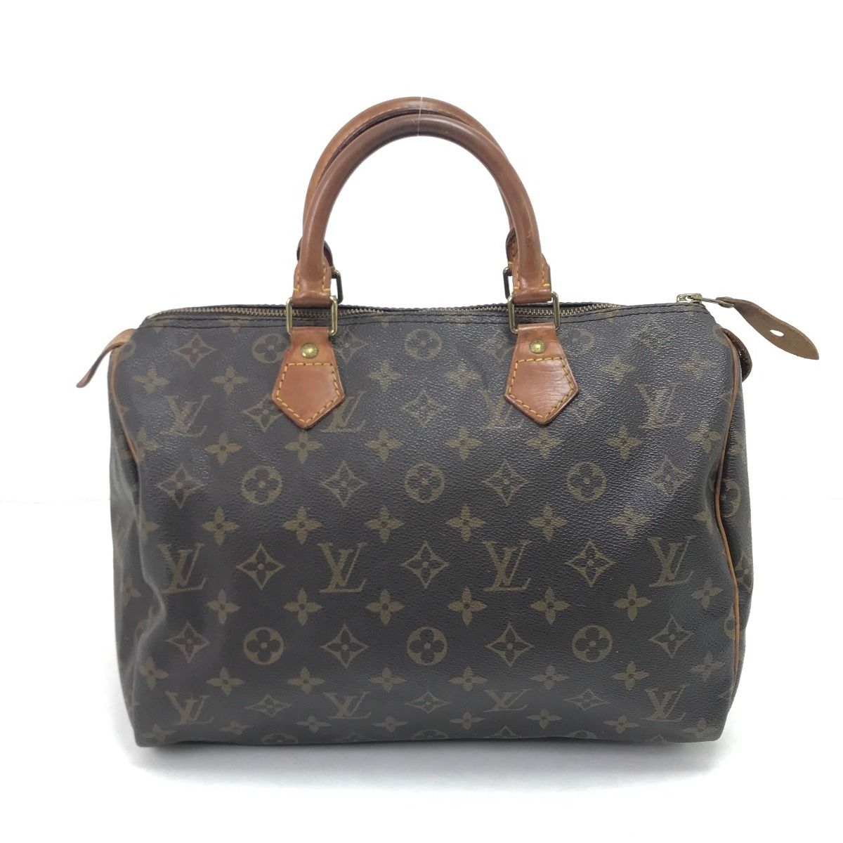 Louis Vuitton Handbag Monogram Speedy 30 with Key & Padlock — view 2