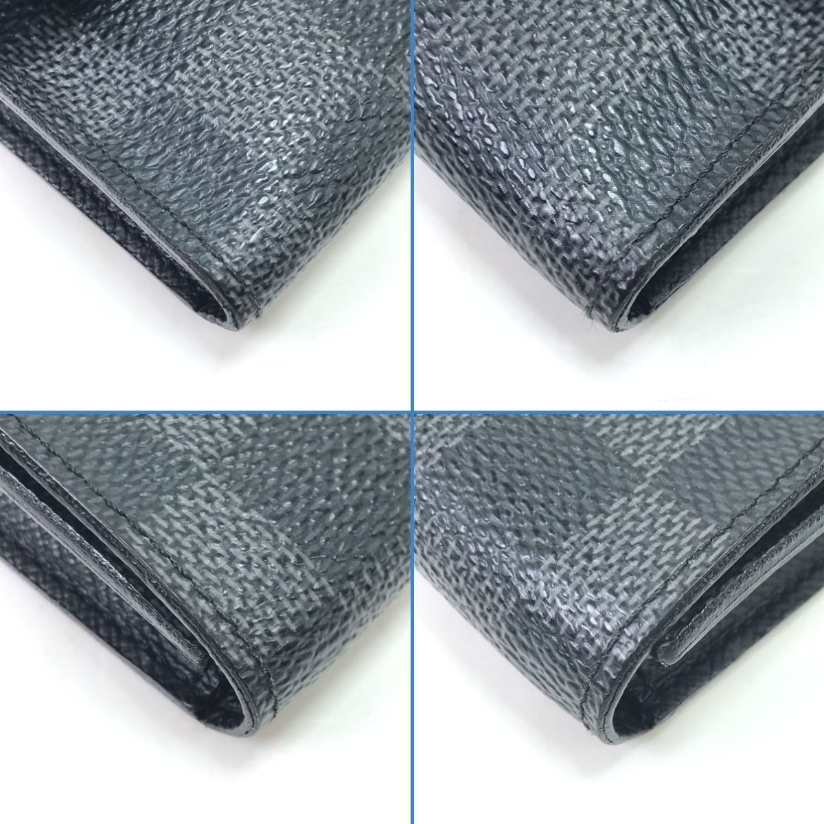 Louis Vuitton Bifold Wallet Damier Graphite Portefeuille Compact Modular Coin — view 3