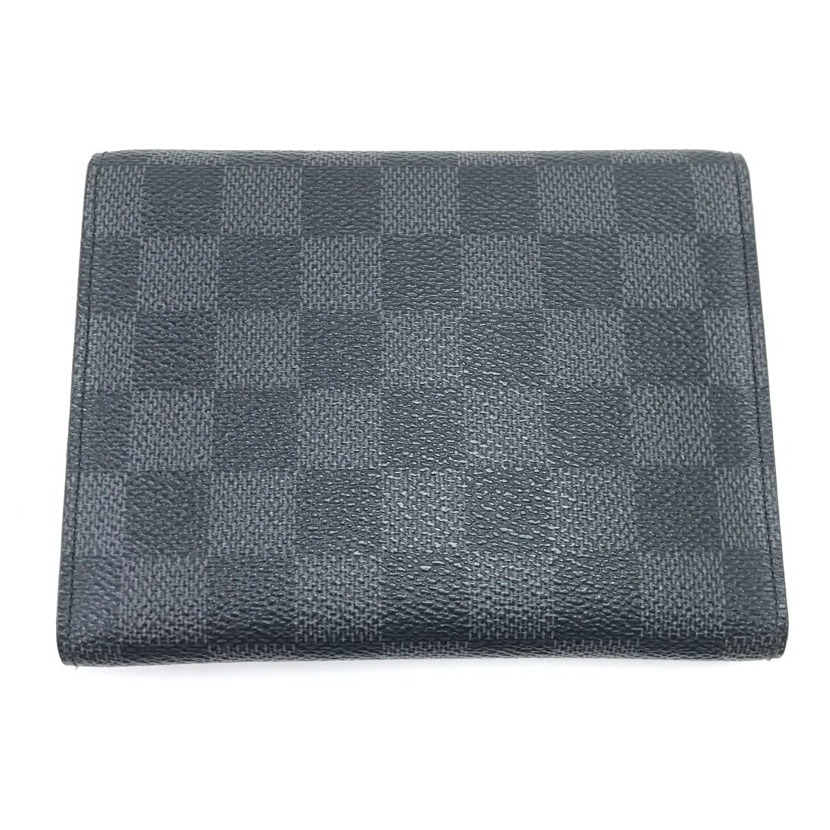 Louis Vuitton Bifold Wallet Damier Graphite Portefeuille Compact Modular Coin — view 2