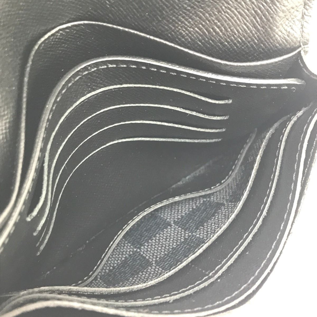 Louis Vuitton Bifold Wallet Damier Graphite Portefeuille Compact Modular Coin — view 9