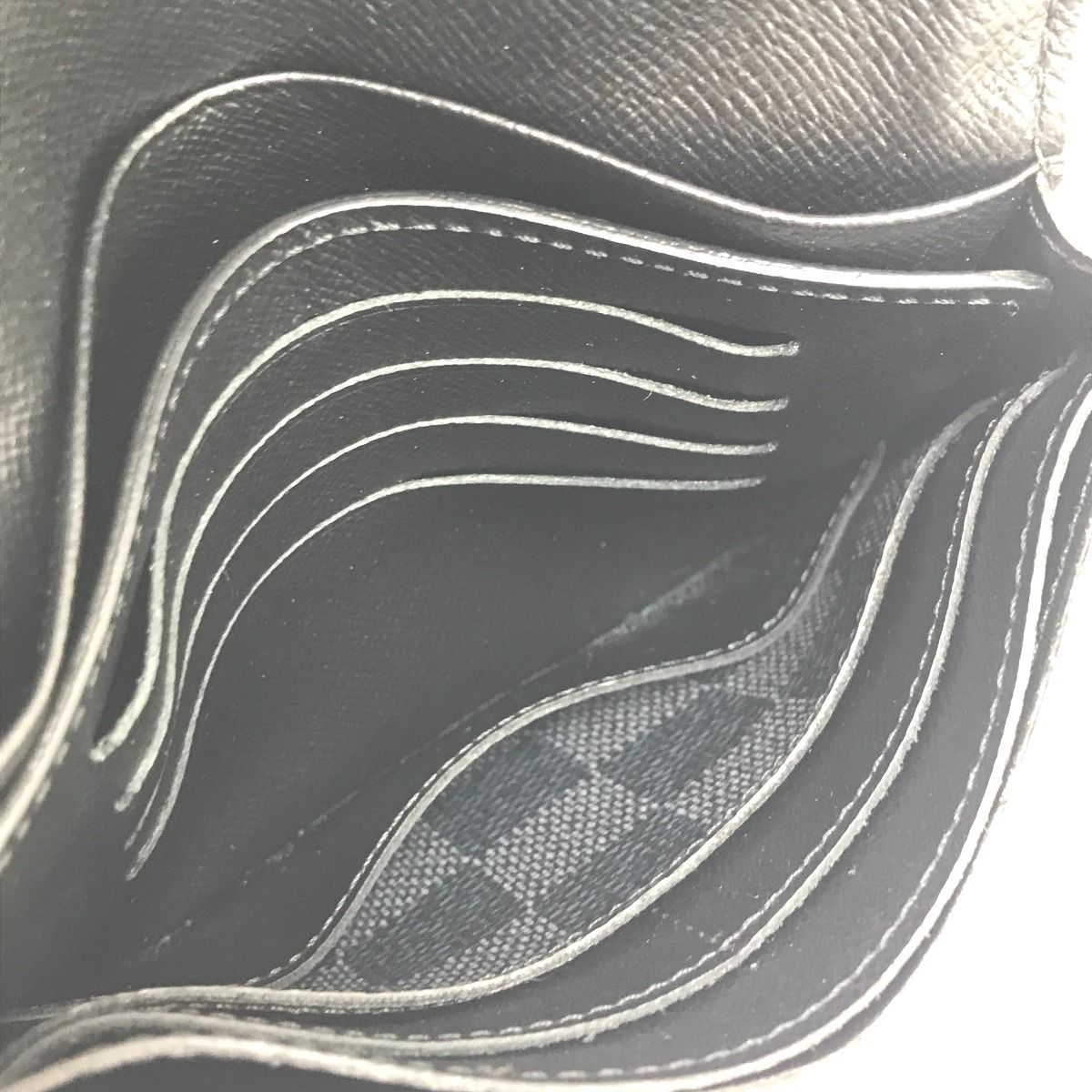 Louis Vuitton Bifold Wallet Damier Graphite Portefeuille Compact Modular Coin — view 9