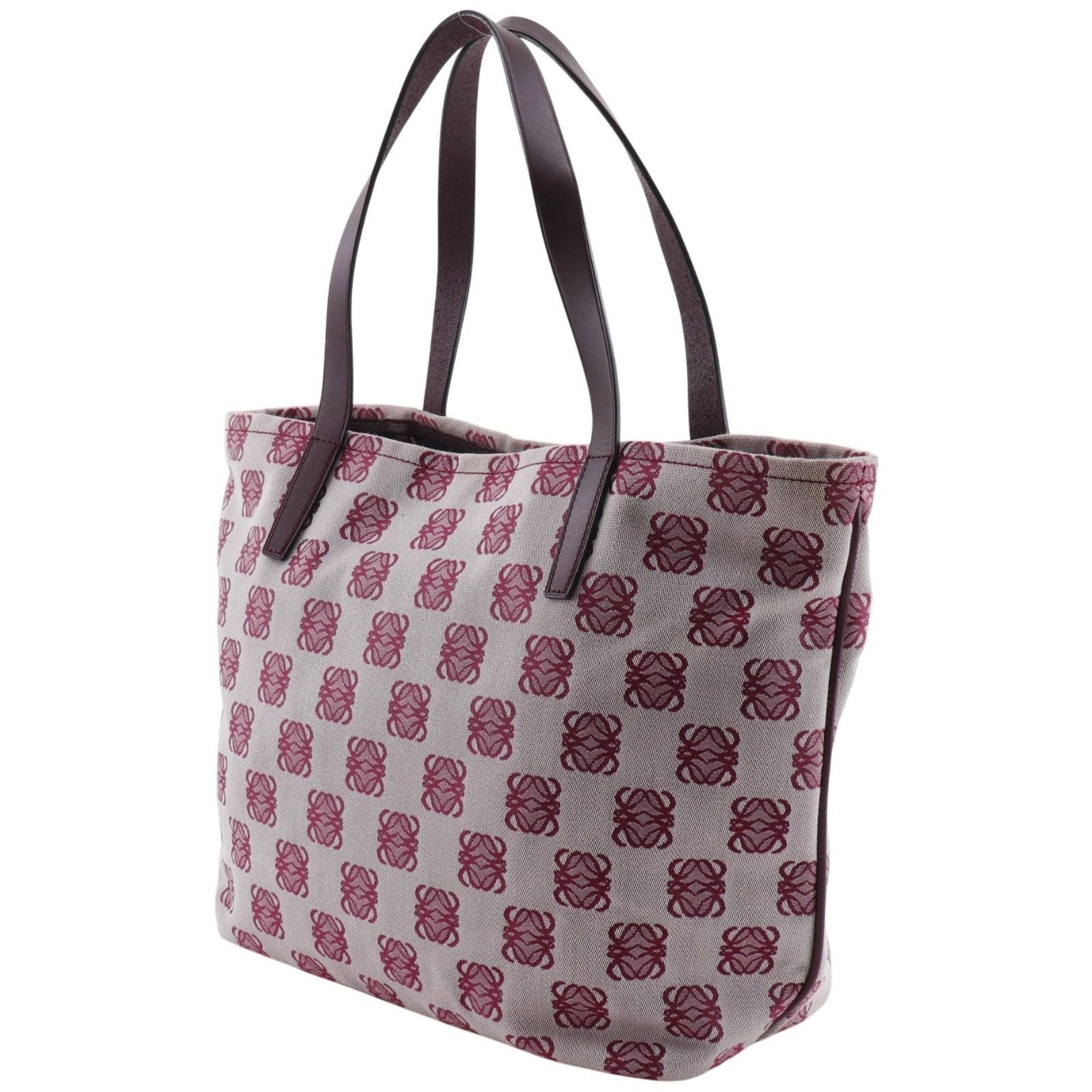 Loewe Anagram Canvas Red Tote — view 2