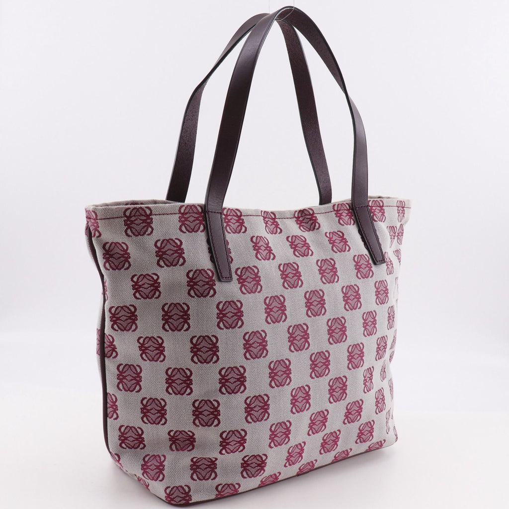 Loewe Anagram Canvas Red Tote — view 3