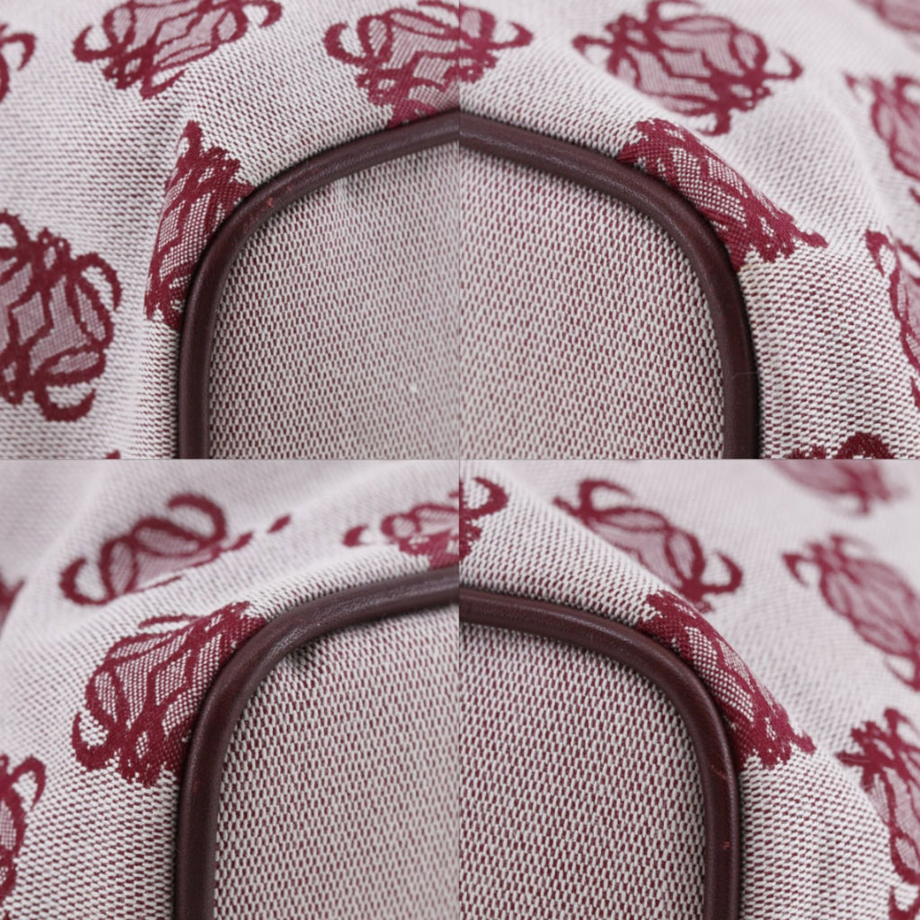 Loewe Anagram Canvas Red Tote — view 4