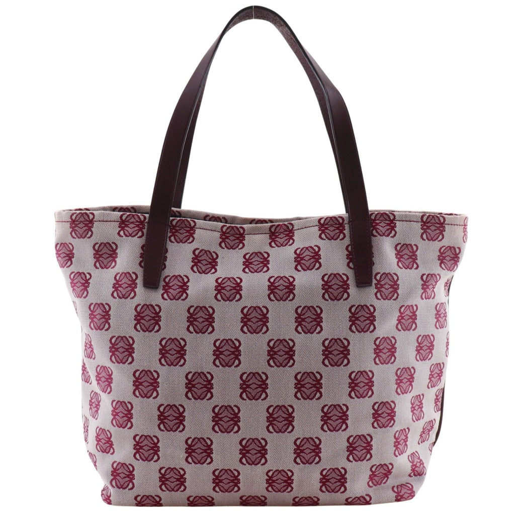 Loewe Anagram Canvas Red Tote