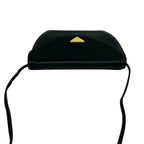 Saint Laurent Vintage YSL Logo Leather Mini Shoulder Bag Black — view 4